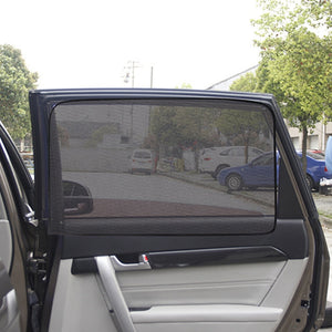 Pare-soleil magnétique pour voiture | Protection contre les UV, rideau de voiture, fenêtre de voiture, pare-soleil en maille latérale, Film de Protection d'été