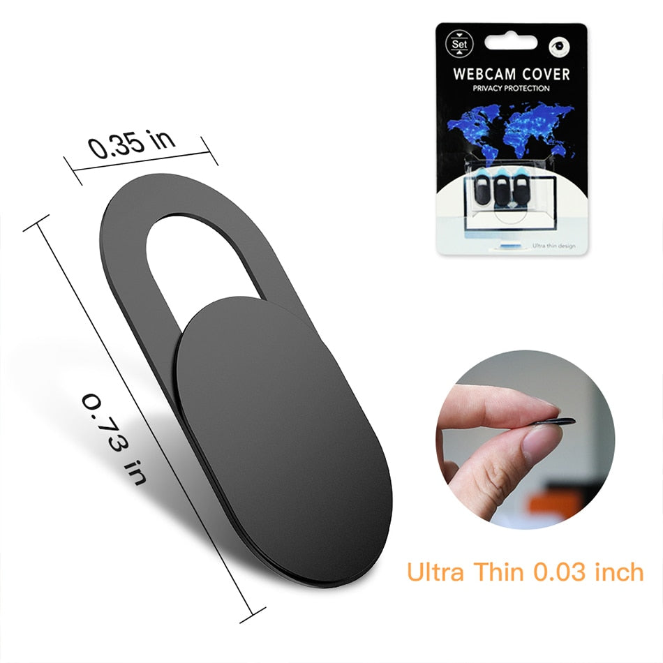 ! Accézz WebCam couverture obturateur aimant curseur en plastique pour iPhone Web ordinateur portable pour iPad tablette caméra téléphone portable autocollant de confidentialité