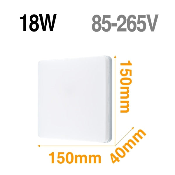 LED panneau lampe LED plafonnier 48W 36W 24W 18W 13W 9W 6W vers le bas de la lumière monté en Surface ca 85-265V lampe moderne pour l'éclairage à la maison