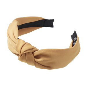 Haimeikang Solid Colors Hair Knotted Hair Band for Women Headbands Hairbands Headwear 2018 New Arrival