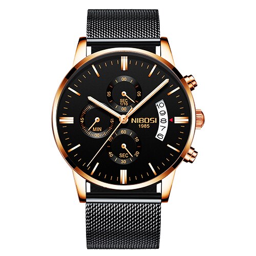 NIBOSI 2020 Mens Watches Top Brand Luxury Men Blue Watch Military Sport Wristwatch Quartz Watch erkek saat Relogio Masculino