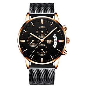 NIBOSI 2020 Mens Watches Top Brand Luxury Men Blue Watch Military Sport Wristwatch Quartz Watch erkek saat Relogio Masculino