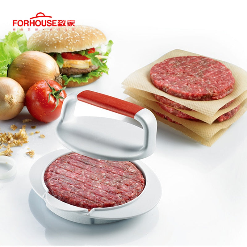 Hamburger Meat Beef Maker Grill Burger Patty Press Mold Mould Kitchen Utensils For Hamburger Press ABS+TPR
