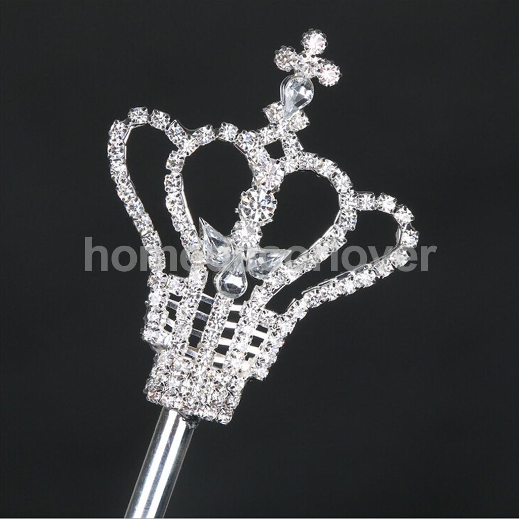 Princess Scepter Wand Fairy Angel Magic Stick Cosplay Party Favor Fancy Dress Up Costume Props Silver