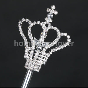 Princess Scepter Wand Fairy Angel Magic Stick Cosplay Party Favor Fancy Dress Up Costume Props Silver