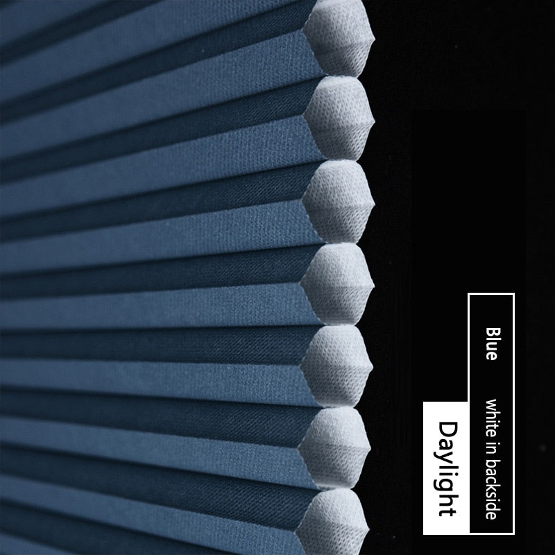Made-to-Order Blackout Motorized Cellular Shades, Cordless Honeycomb blinds, Remote and Batteries Included