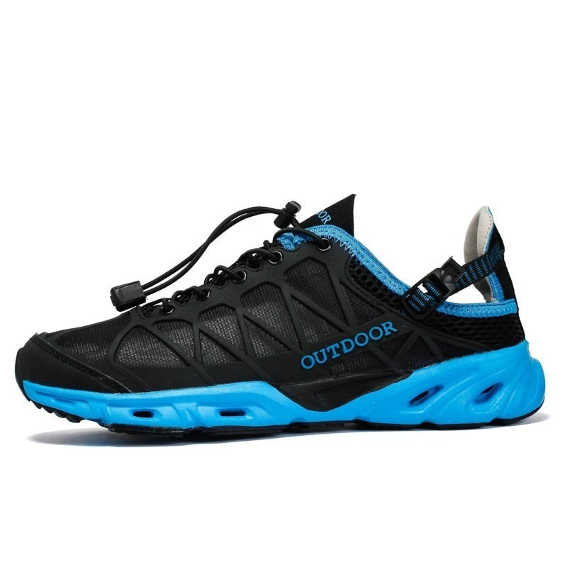 Men Hiking Shoes Women Trekking Outdoor Sport Shoes Non Slip Tactical Climbing Shoes Water Upstream Ladies Sneakers Quick Drying