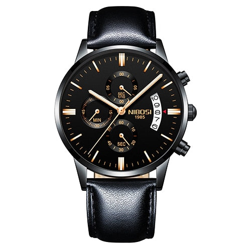 NIBOSI 2020 Mens Watches Top Brand Luxury Men Blue Watch Military Sport Wristwatch Quartz Watch erkek saat Relogio Masculino