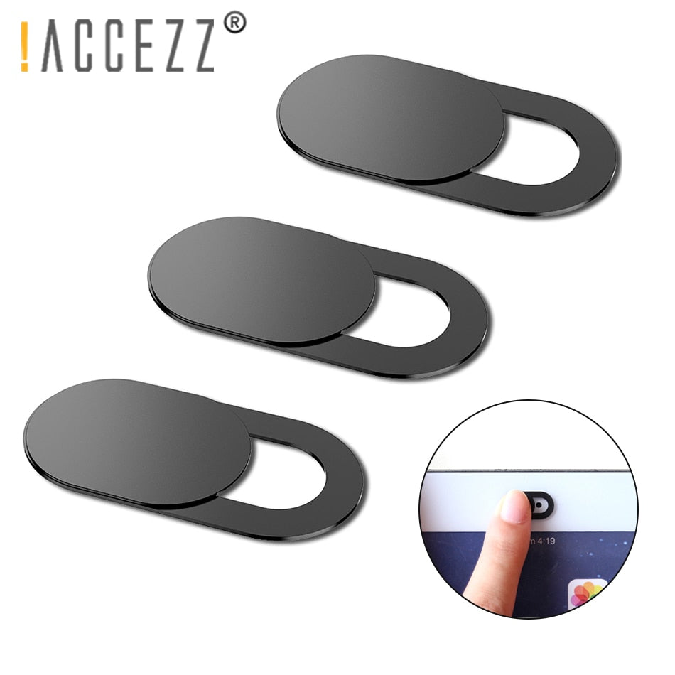 ! Accézz WebCam couverture obturateur aimant curseur en plastique pour iPhone Web ordinateur portable pour iPad tablette caméra téléphone portable autocollant de confidentialité