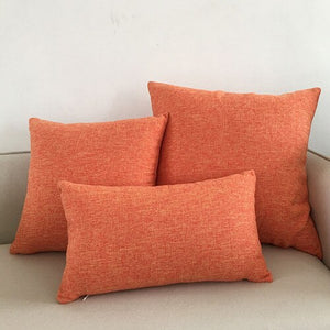 Solid sofa cushion cover 30x50/40x40/45x45/40x60/50x50/55x55/60x60cm decorative throw pillow case cover for car seat chair decor