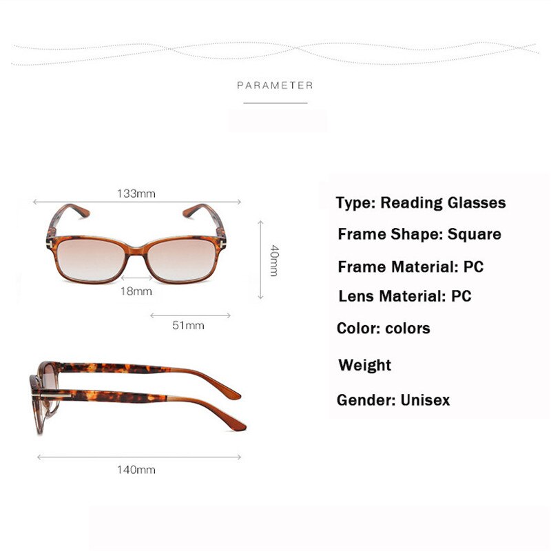 Ahora Reading Sun Glasses Men Women 2019 New Square Presbyopia Sunglasses Gradient Color Lens Eyewear With +1.0 1.5 2.0 2.5 3.5