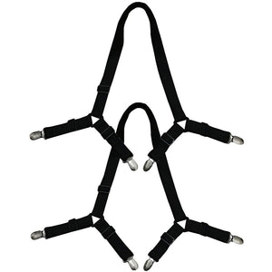Porte-drap de lit élastique réglable | 4 coins de Long, support de drap de lit, attaches de clips pour couverture, couvertures, Grippers fixation antidérapant 2 pièces/lot
