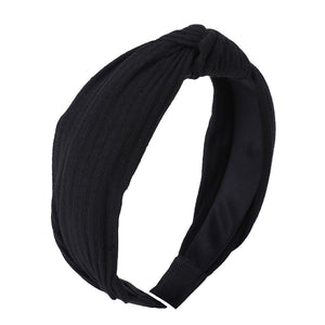Haimeikang Solid Colors Hair Knotted Hair Band for Women Headbands Hairbands Headwear 2018 New Arrival