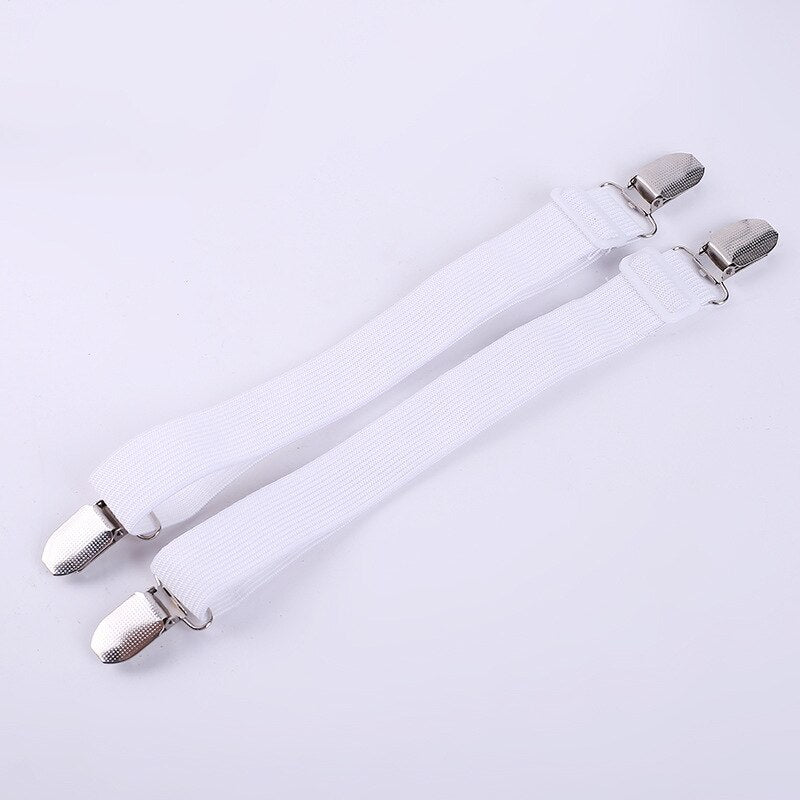 Porte-drap de lit élastique réglable | 4 coins de Long, support de drap de lit, attaches de clips pour couverture, couvertures, Grippers fixation antidérapant 2 pièces/lot