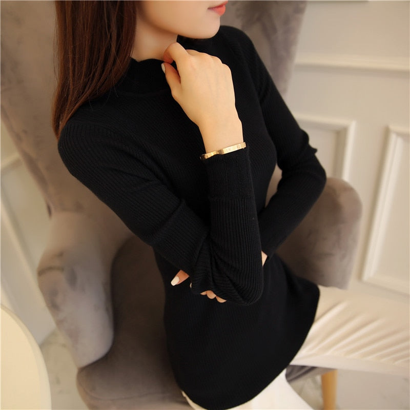 Women Sweaters and Pullovers Sueter Mujer