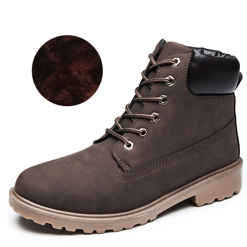 Winter Shoes Women Flat Heel Boots