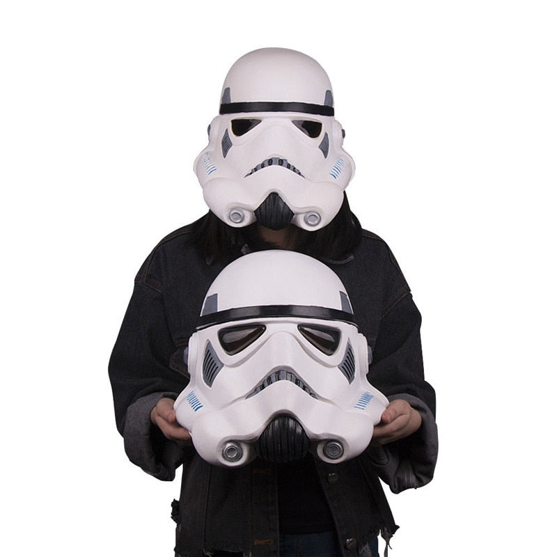 Takerlama Star Helmet Mask Latex Full Head Helmet for Kids Adult Party Mask Halloween Props