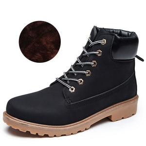 Winter Shoes Women Flat Heel Boots