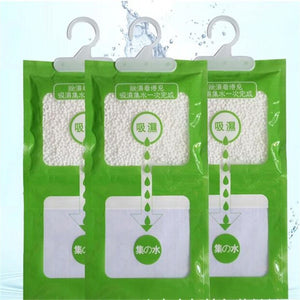 Closet Dehumidifier Hook up Air Dryer Clothes Dryer 110g with Water Collecting Bag