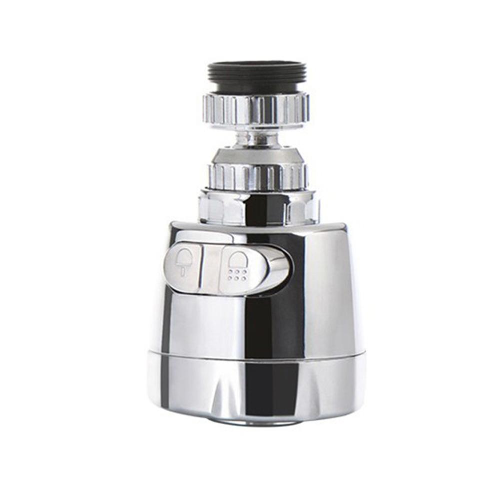 Robinet de cuisine innovant ABS + acier inoxydable résistant aux éclaboussures universel robinet douche eau rotatif filtre pulvérisateur buse
