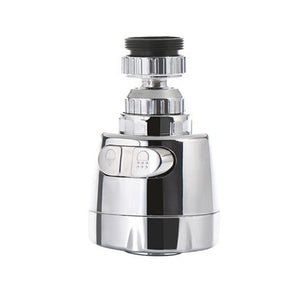 Robinet de cuisine innovant ABS + acier inoxydable résistant aux éclaboussures universel robinet douche eau rotatif filtre pulvérisateur buse