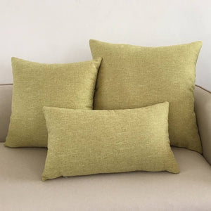 Solid sofa cushion cover 30x50/40x40/45x45/40x60/50x50/55x55/60x60cm decorative throw pillow case cover for car seat chair decor
