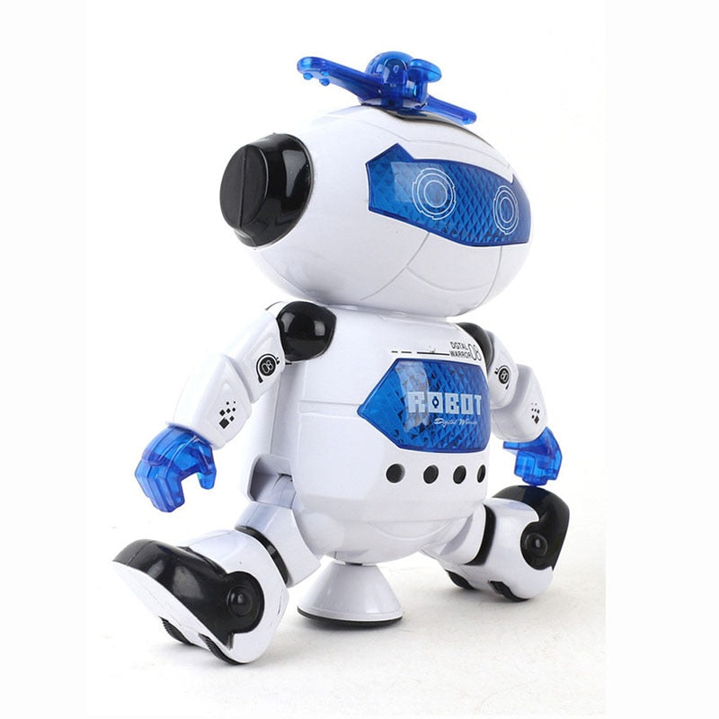 Hot 360 espace rotatif intelligent danse astronaute Robot musique lumière LED électronique marche drôle jouets pour enfants enfants cadeau d'anniversaire