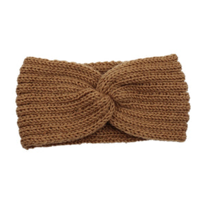 New Knitted Knot Cross Headband for Women Autumn Winter Girls Hair Accessories Headwear Elastic Hair Band Hair Accessories