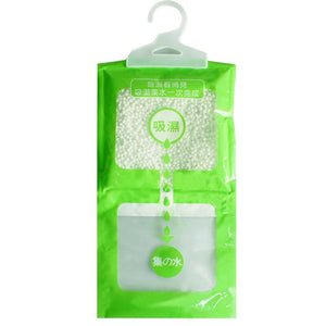 Closet Dehumidifier Hook up Air Dryer Clothes Dryer 110g with Water Collecting Bag
