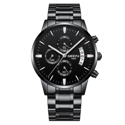 NIBOSI 2020 Mens Watches Top Brand Luxury Men Blue Watch Military Sport Wristwatch Quartz Watch erkek saat Relogio Masculino