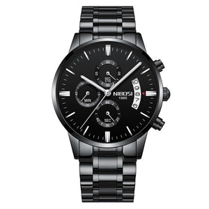 NIBOSI 2020 Mens Watches Top Brand Luxury Men Blue Watch Military Sport Wristwatch Quartz Watch erkek saat Relogio Masculino