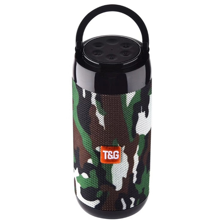 TG113C Column Portable Bluetooth Mini Speaker with FM Radio TF Card AUX Cable Wireless Loundpeakers &Phone Holder 9 Colors