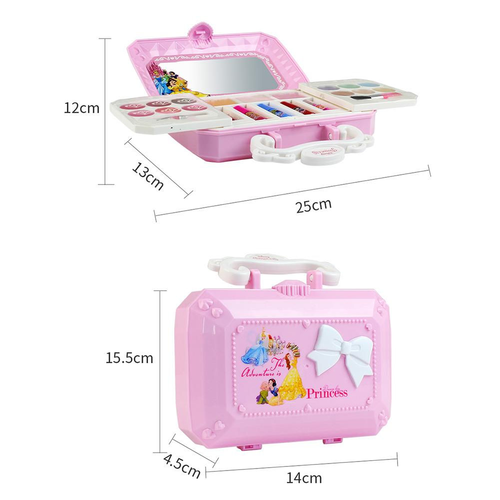 23pcs Disney Cosmetics Set Toy Make Up Kits Cute Play House Children Gift Safe No Toxic For Girls Dressing Cosmetic Gift Box