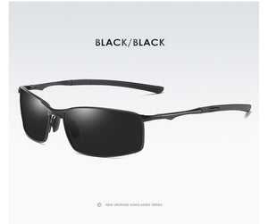 Aoron-lunettes de soleil polarisées pour hommes/femmes | Lunettes de soleil classiques et miroir pour la conduite à l'extérieur, monture métallique, lunettes UV400