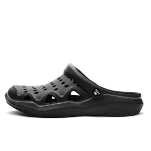 POLALI 2020 New Arrival Men's Clogs Summer Shoes Men Slippers Breathable Non-slip Mules Male Garden Shoes Casual Beach Sandals