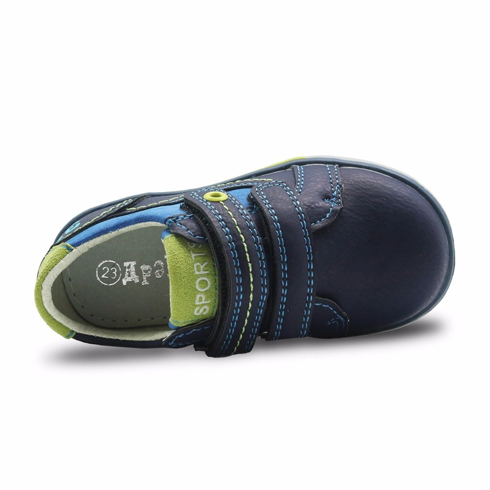 Apakowa Autumn Toddler Boys Casual Shoes Kids Pu Children's Shoes New Solid Sports Fashion Sneakers Shoes for Boys EUR 21-26