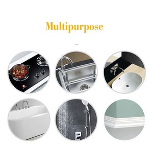 Kitchen Sink Waterproof Mildew Strong Self-adhesive Transparent Tape Bathroom Toilet Crevice Strip Self-adhesive Pool Water Seal