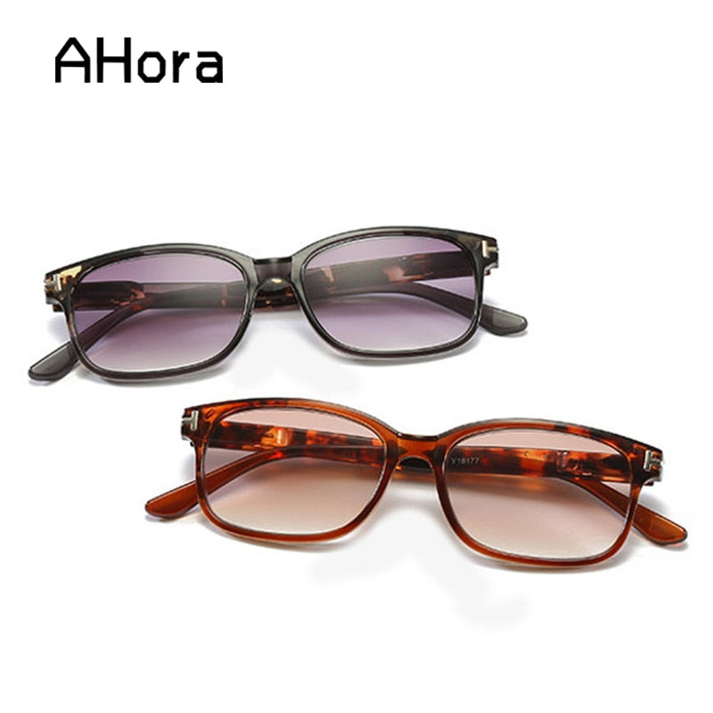 Ahora Reading Sun Glasses Men Women 2019 New Square Presbyopia Sunglasses Gradient Color Lens Eyewear With +1.0 1.5 2.0 2.5 3.5