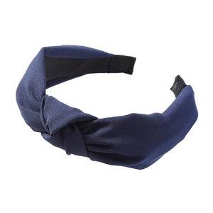 Haimeikang Solid Colors Hair Knotted Hair Band for Women Headbands Hairbands Headwear 2018 New Arrival