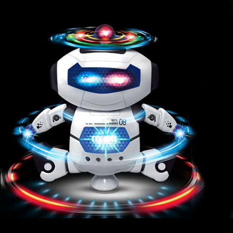 Hot 360 espace rotatif intelligent danse astronaute Robot musique lumière LED électronique marche drôle jouets pour enfants enfants cadeau d'anniversaire