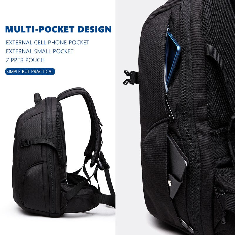OZUKO Brand Waterproof Oxford Backpack for Teenager 15.6 inch Laptop Backpacks Male Fashion Schoolbag Men Travel Bags Mochilas