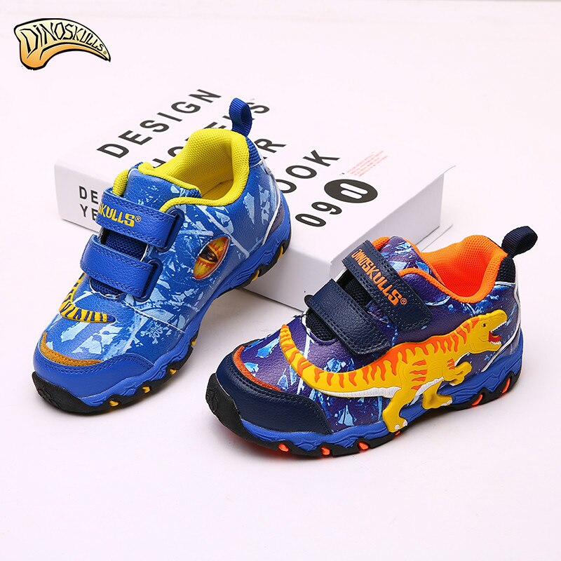 Dinoskulls Children's Shoes Boys' Dinosaur Shoes 2018 New Children's Boys Sports Shoes Shoes Kids Kids Designer Sneakers 27-34