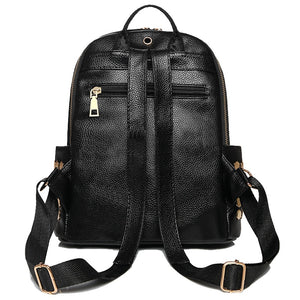 Luxury Designer Women Travel Backpack High Quality Soft PU Leather Women Backpack Fashion Girls School Backpack Women Backpack