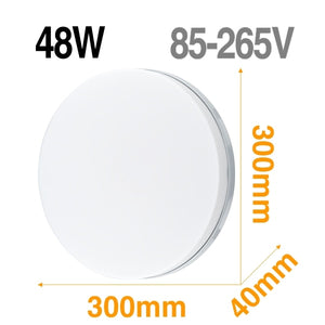 LED panneau lampe LED plafonnier 48W 36W 24W 18W 13W 9W 6W vers le bas de la lumière monté en Surface ca 85-265V lampe moderne pour l'éclairage à la maison