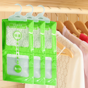 Closet Dehumidifier Hook up Air Dryer Clothes Dryer 110g with Water Collecting Bag