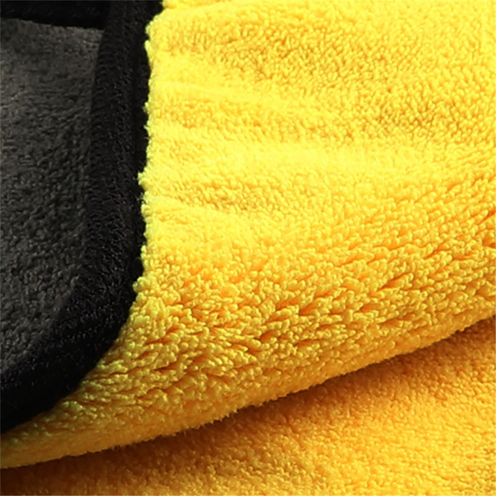 Mling 30x3 0/60CM lavage de voiture serviette en microfibre nettoyage de voiture tissu de séchage ourlet tissu d'entretien de voiture détaillant serviette de lavage de voiture pour Toyota