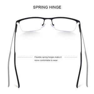 MERRYS DESIGN Men Titanium Glasses Frame Ultralight Square Eye Myopia Prescription Eyeglasses Male Half Optical Frame S2014