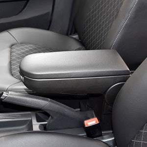 SPEEDWOW Car Center Console Arm Rest Lid PU Leather Armrest Cover Latch For VW Jetta Golf 4 MK4 Bora Passat B5 Beetle Polo