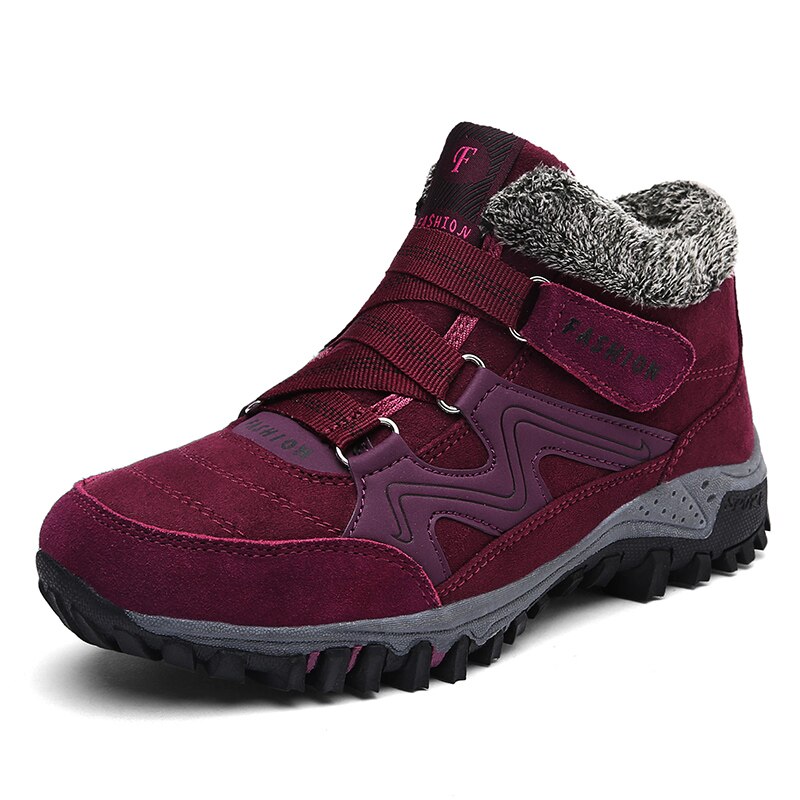 Fashion Winter women boots Super warm ankle Snow Boots for Women Keep Warm winter Boots women men botas de mujer large size 46