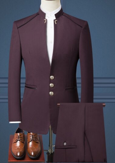 Black Formal Suit Men Blazer Jackets and Pants Fashion Business Mens Suits Size 4XL Wedding Suits for Man 2019